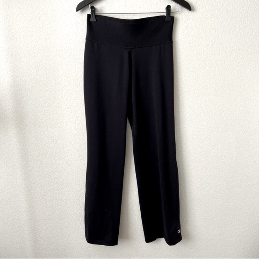 Champion Performance black bootcut active pants *short inseam*